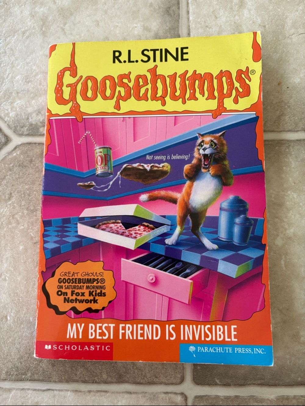 Goosebumps My Best Friend Is Invisible — R.L. Stine #57 1st Edition / 1st Print
